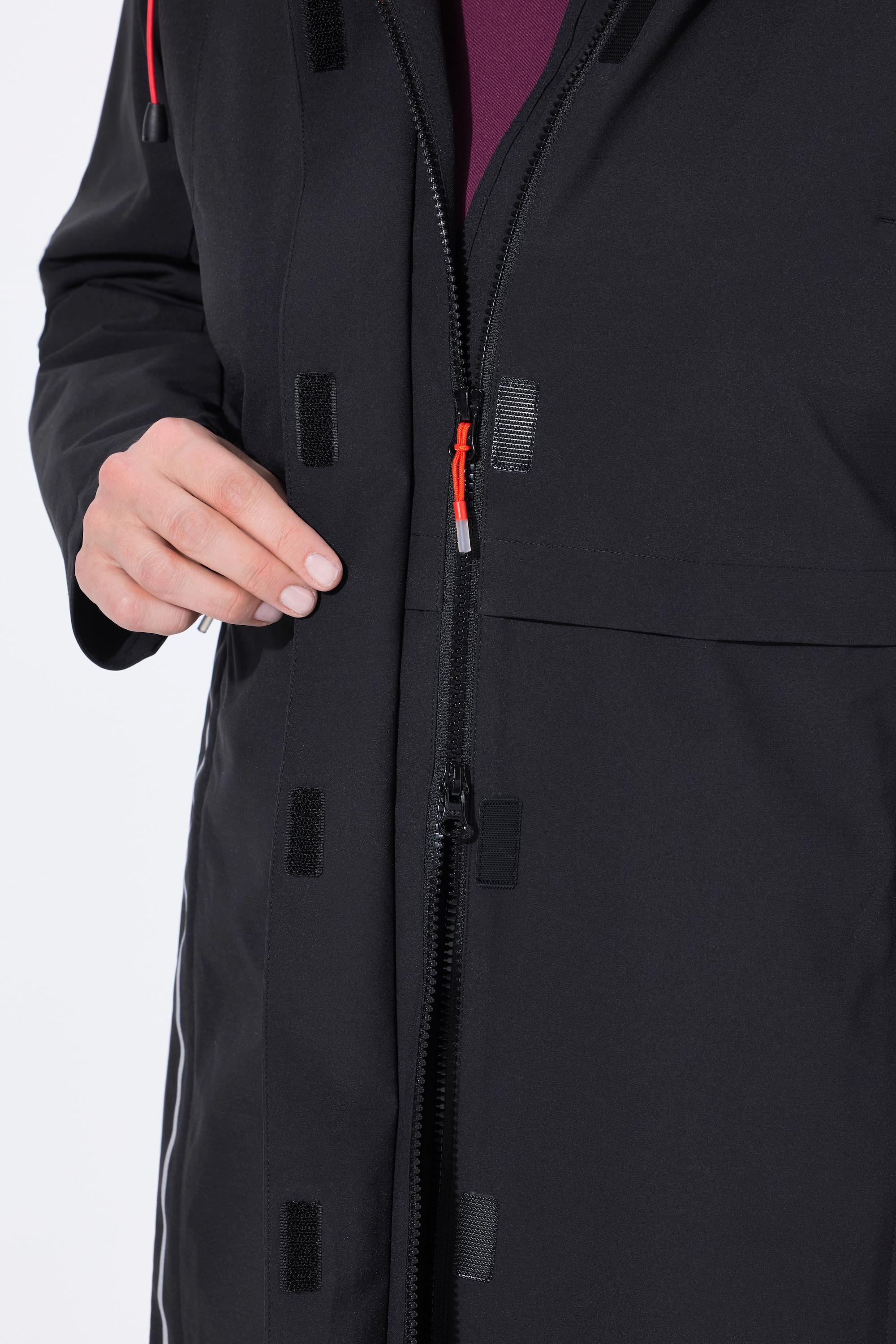 Ulla Popken Funktionsjacke wasserdicht Kapuze Zipptaschen  