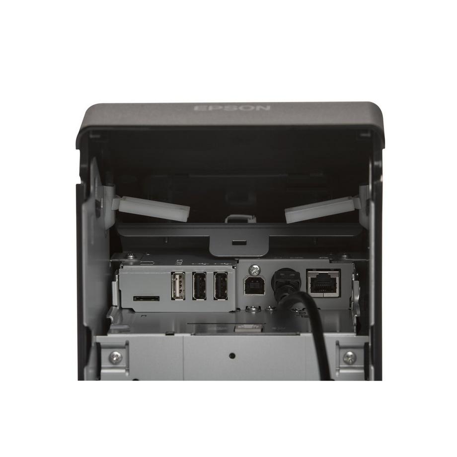 EPSON  TM-m30II-S (012): USB + Ethernet + BT + NES + Lightning + SD, Black, PS, EU 