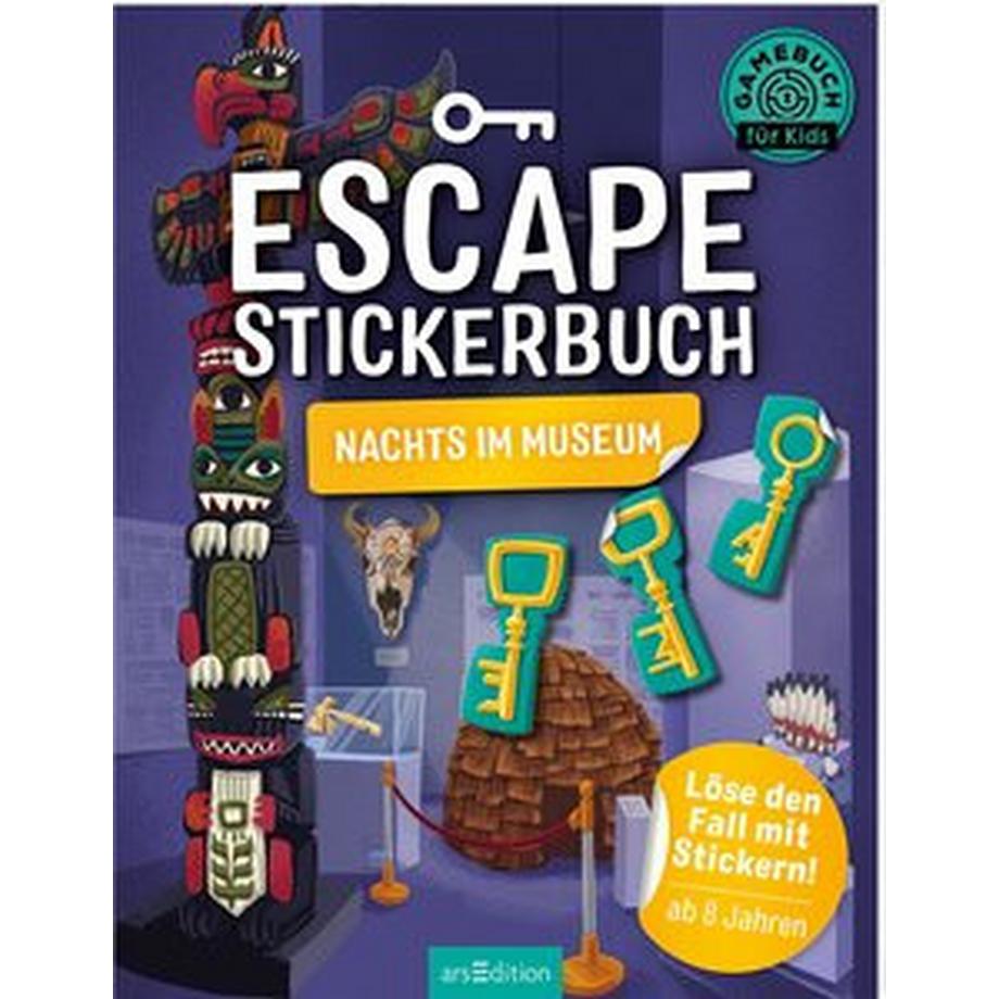 ARS EDITION  Escape-Stickerbuch - Nachts im Museum 