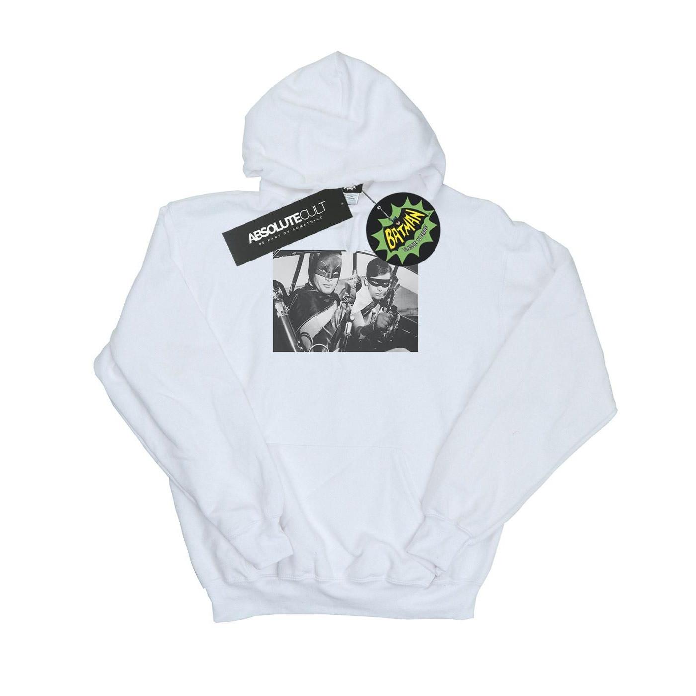 Image of Batman Tv Series Ready For Action Kapuzenpullover Damen Weiss L