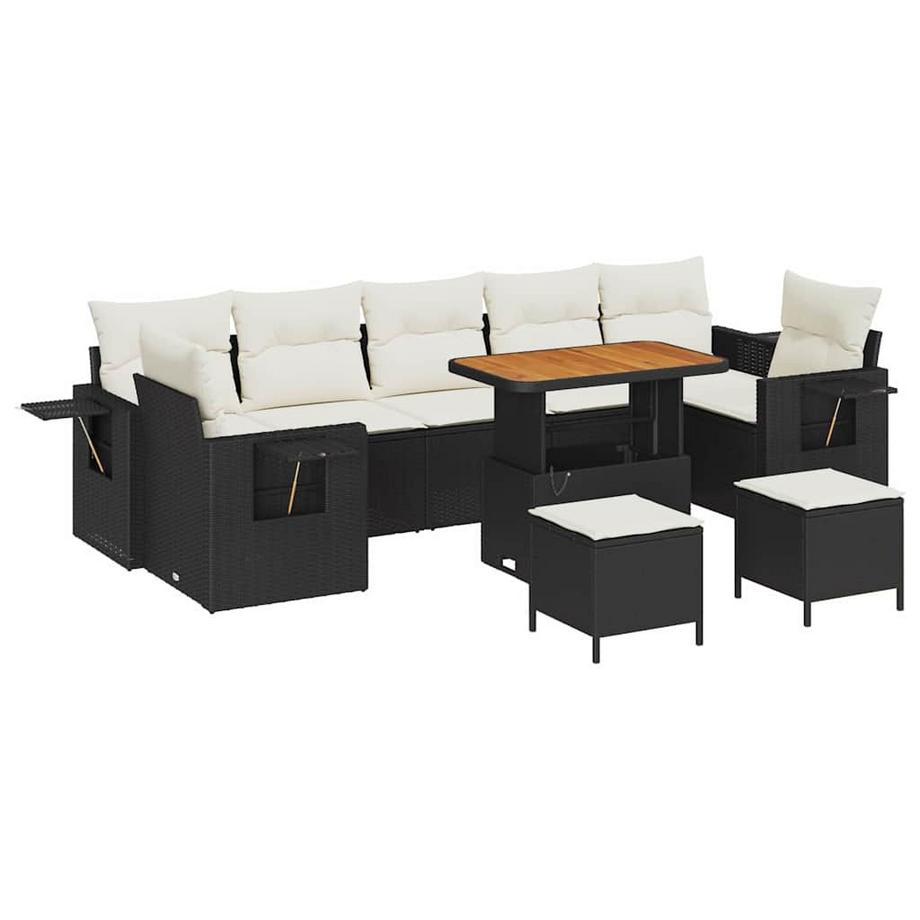 Ensemble de meubles de jardin poly rattan