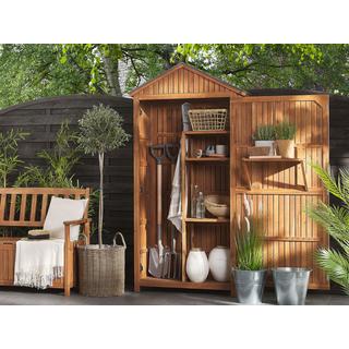 Beliani Armadio da esterno en Legno d'acacia Classico SAVOCA  