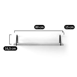 La Redoute Intérieurs Etagère murale bois et métal L80 cm  