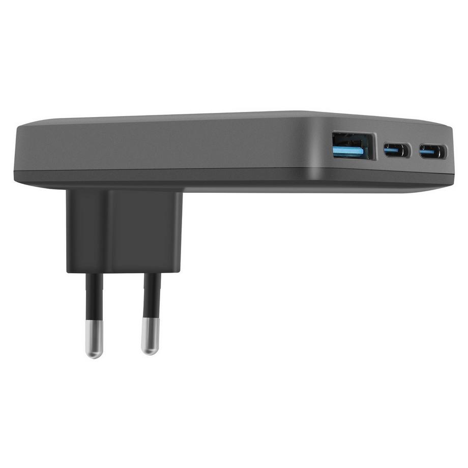 Forcell  Chargeur 65W GaN 2 USB-C + USB Forcell 