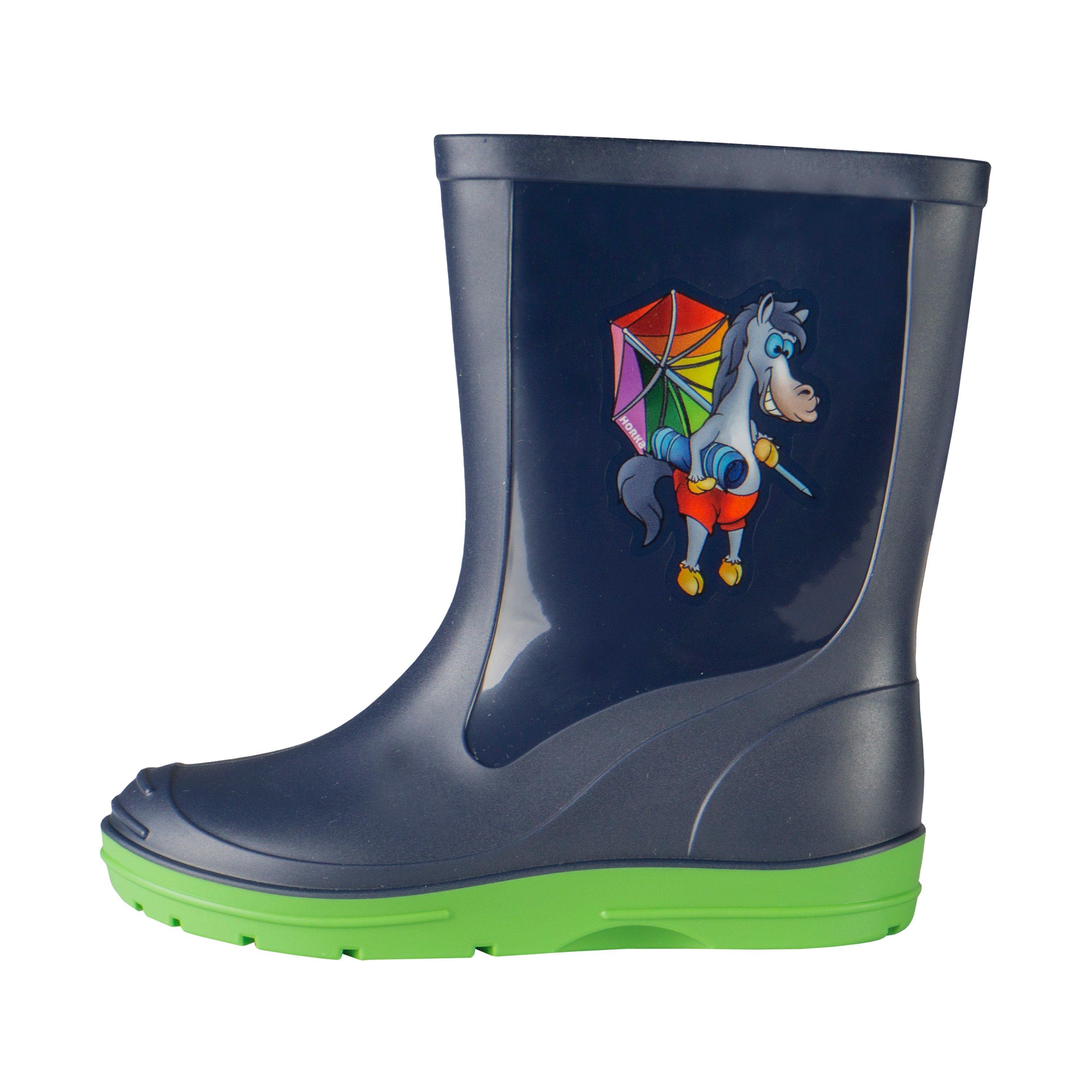 HORKA  bottes d'équitation de pluie pvc enfant 