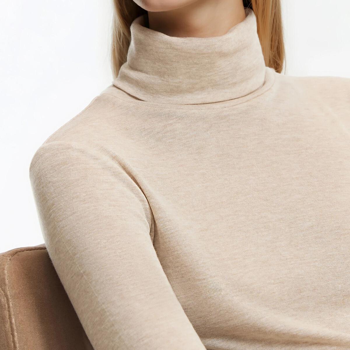 La Redoute Collections T-Shirt Col Roulé Mélange Lyocell  