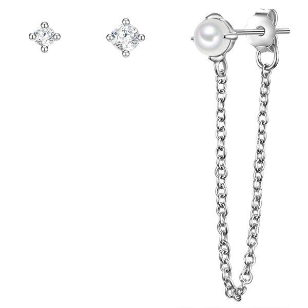 Glanzstücke München  Femme Puces d'oreilles en argent 