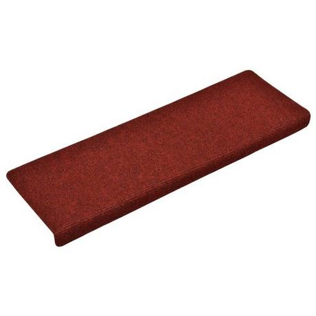 VidaXL Tapis d'escalier  pcs tissu aiguilleté polypropylène  