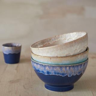 Northix Lattebowl 4 pezzi Aqua  