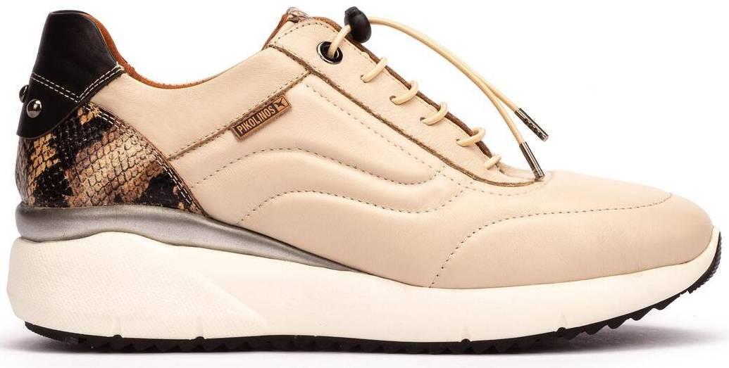 Image of W6z-6695c1 - Leder Sneaker Damen Beige 36