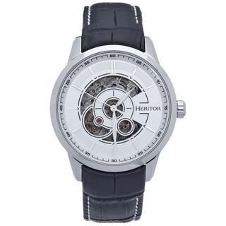 Heritor Automatic  Montre automatique Heritor Davies semi-squelettique avec bracelet en cuir 