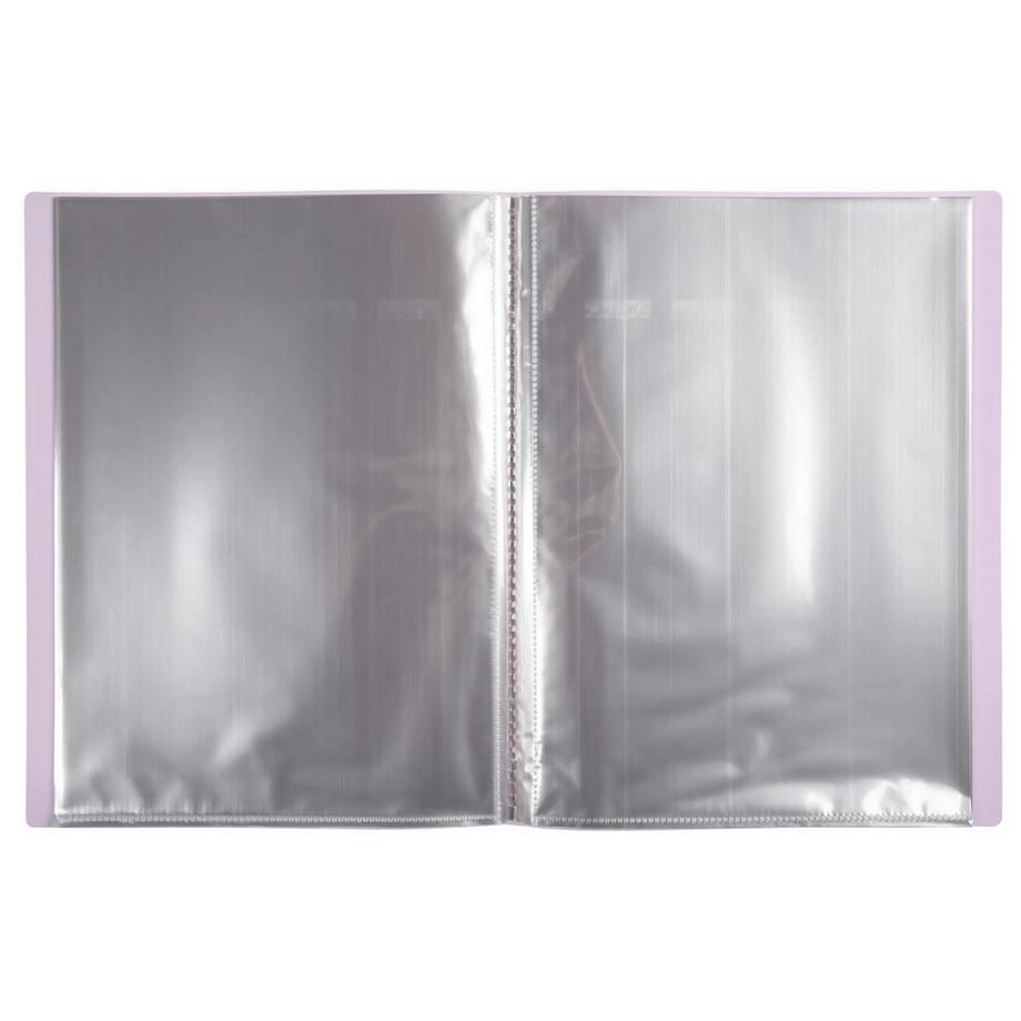 Exacompta Portalistino Aquarel polipropilene flessibile, 50 buste liscio - A4 - x 12  