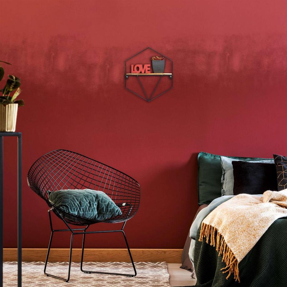 Northix Schwebendes Wabenregal  