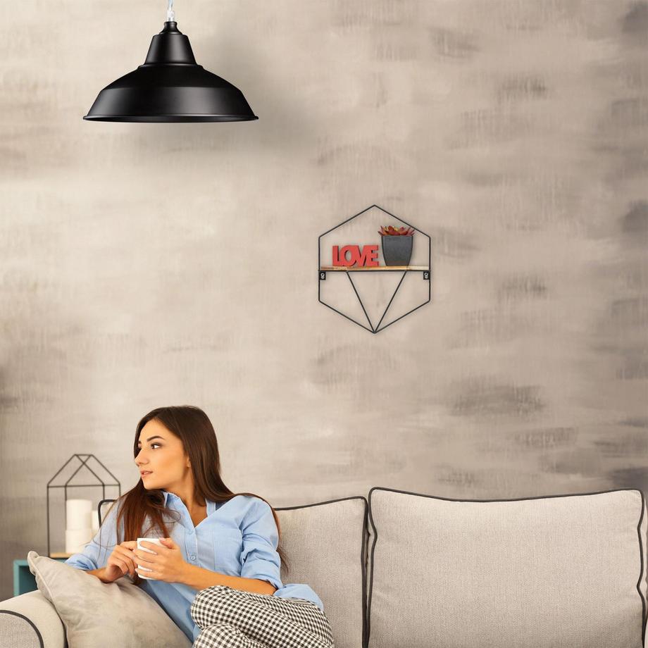 Northix Schwebendes Wabenregal  