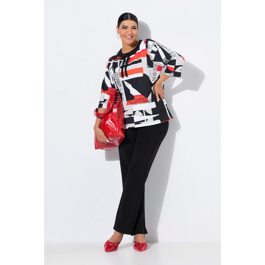 Ulla Popken Pantalon Molleton Fausses Poches Taille Élastique  