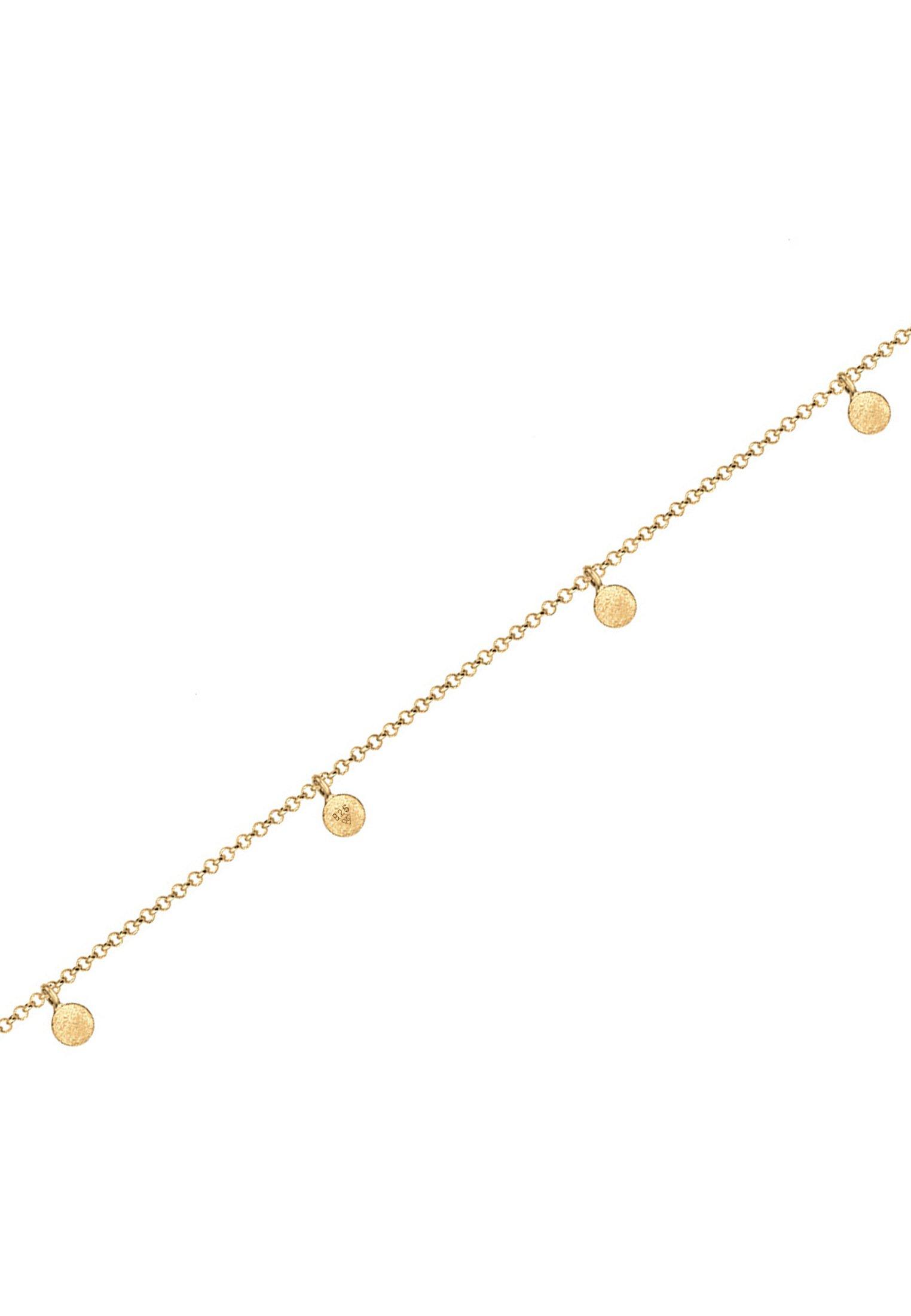 Elli  Halskette Choker Plättchen 