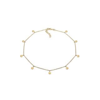 Elli  Halskette Choker Plättchen 