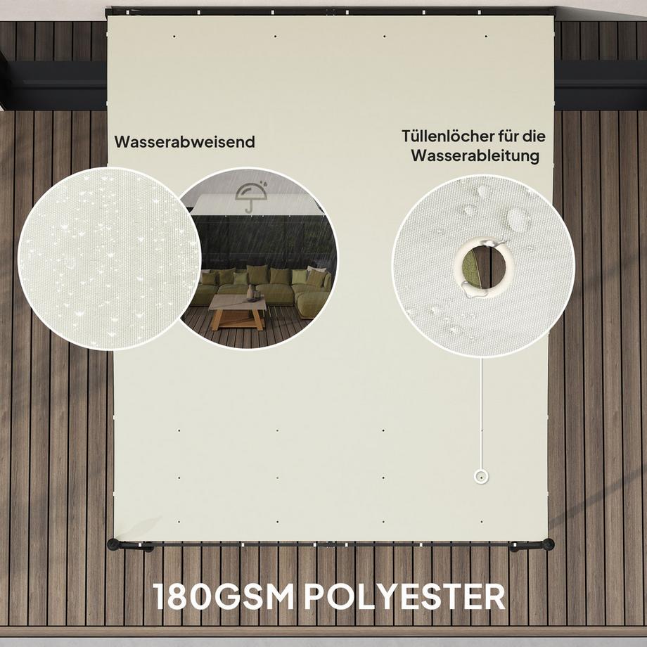 Outsunny Anbaupavillon  