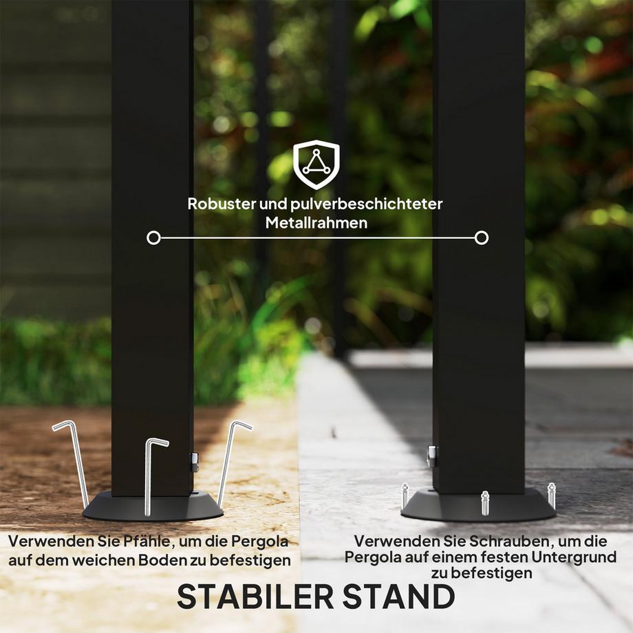 Outsunny Anbaupavillon  