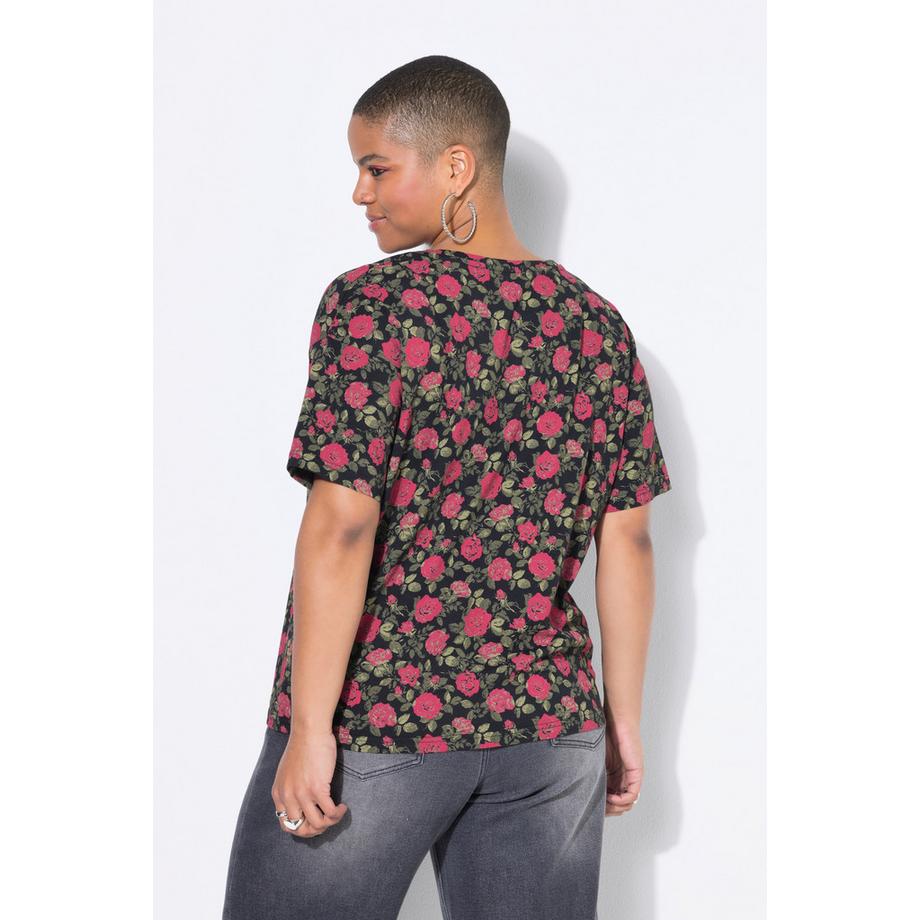 Studio Untold T-shirt Oversize Rose Maniche Corte  