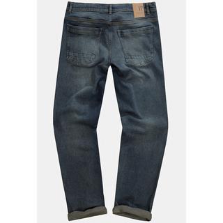 JP1880  Jeans con taglio speciale per l'addome, effetto sdrucito, vestibilità normale e cinque tasche, disponibili fino alla tg. 72 