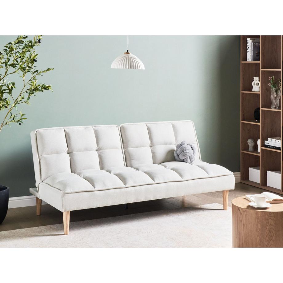 Beliani Schlafsofa aus Stoff  SILJAN  
