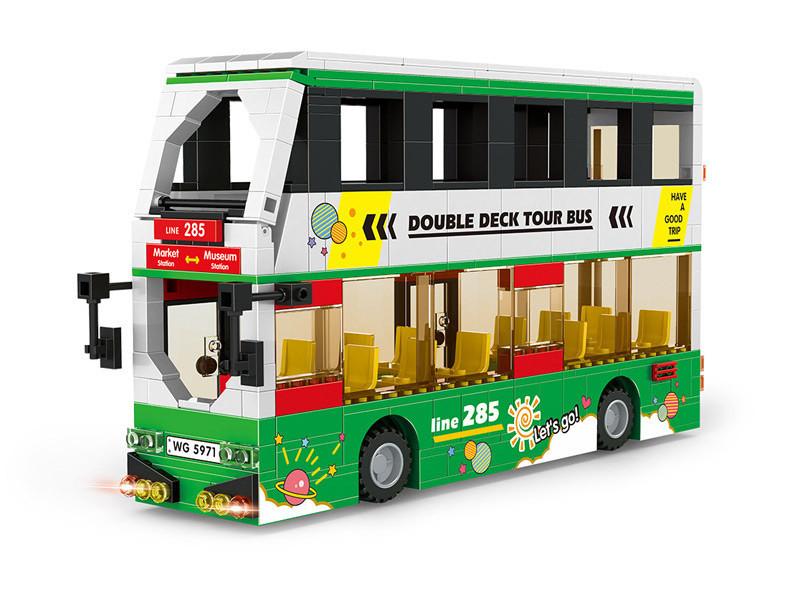 Image of WANGE Double Deck Tour Bus Multicolor