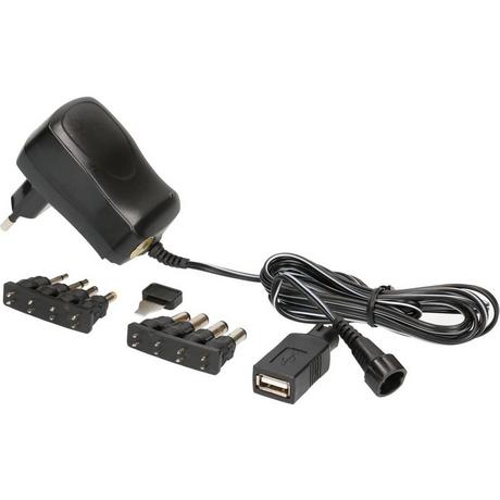 Max Hauri  113772 adaptateur de puissance & onduleur Intérieure 10 W Noir 