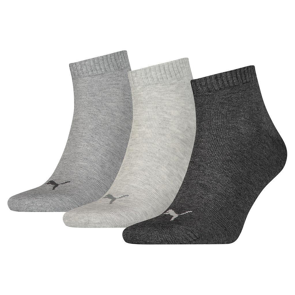Image of Kurzsocken Erwachsene, 3erpack Damen Grau 39-42