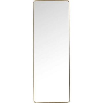 Spiegel Curve Rectangular Brass 200x70cm