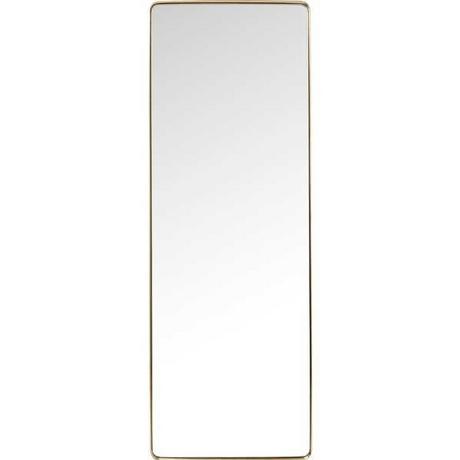 KARE Design Spiegel Curve Rectangular Brass 200x70cm  