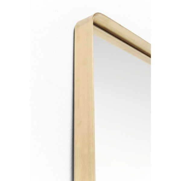 KARE Design Spiegel Curve Rectangular Brass 200x70cm  