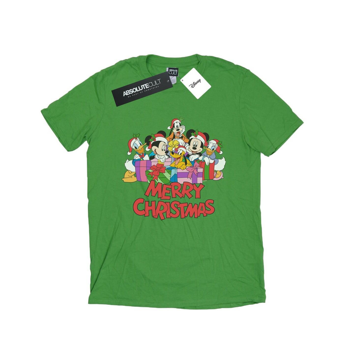 Image of Mickey Mouse And Friends Christmas Tshirt Damen Grün XXL
