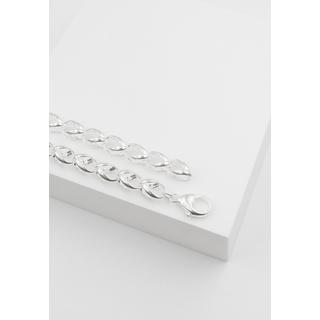 MUAU Schmuck  Bracelet Fantasie Silber 925, 7mm, 19cm 