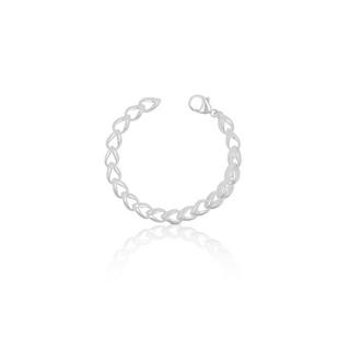 MUAU Schmuck  Bracelet Fantasie Silber 925, 7mm, 19cm 