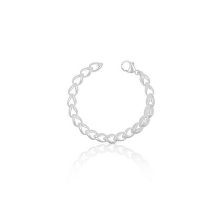 MUAU Schmuck  Bracelet Fantasie Silber 925, 7mm, 19cm 