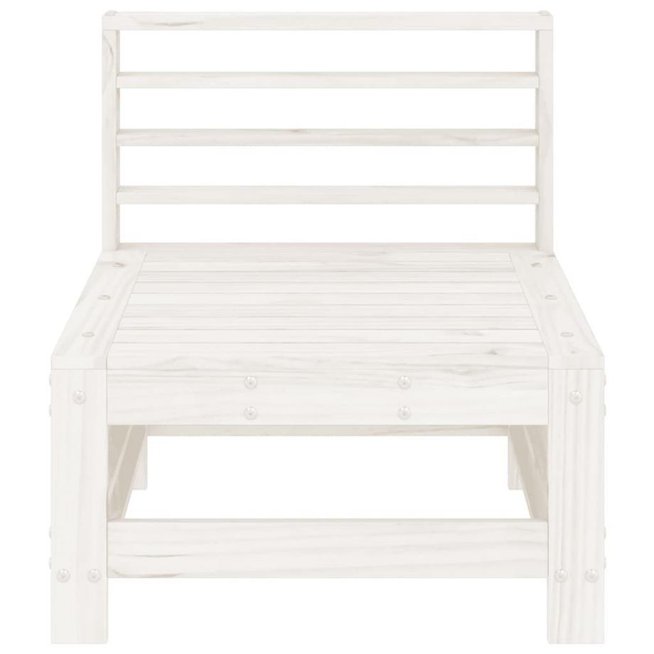 VidaXL Canapé central de jardin bois de pin  