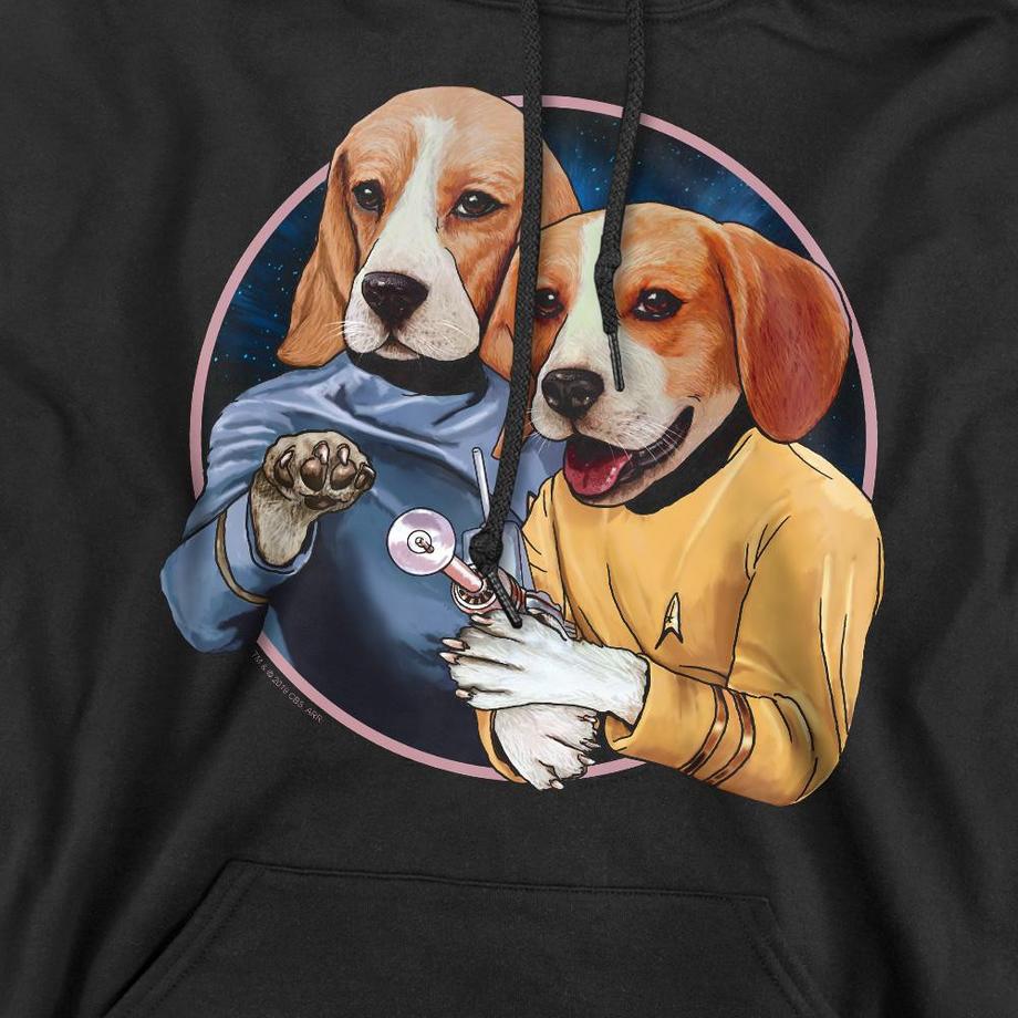 Star Trek Kapuzenpullover Hunde-Print  