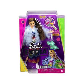 Mattel  Barbie Puppe Extra - Im Regenbogenkleid 