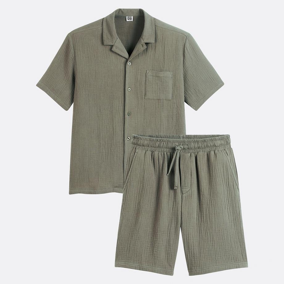 La Redoute Collections Pyjama en gaze de coton  