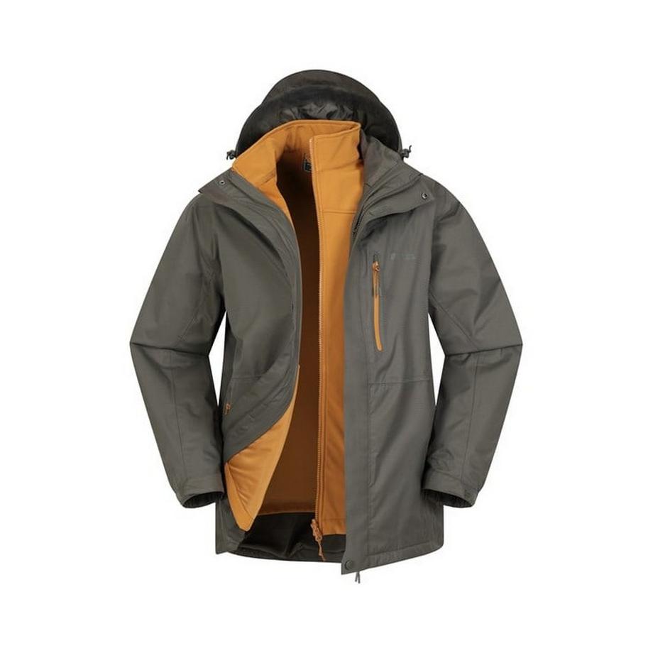 Mountain Warehouse Bracken Extreme Giacca Impermeabile 3-in-1  
