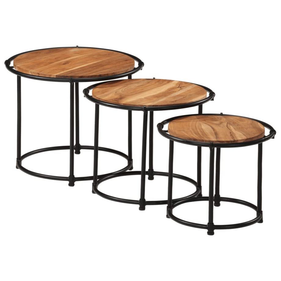 VidaXL  Satztisch holz 