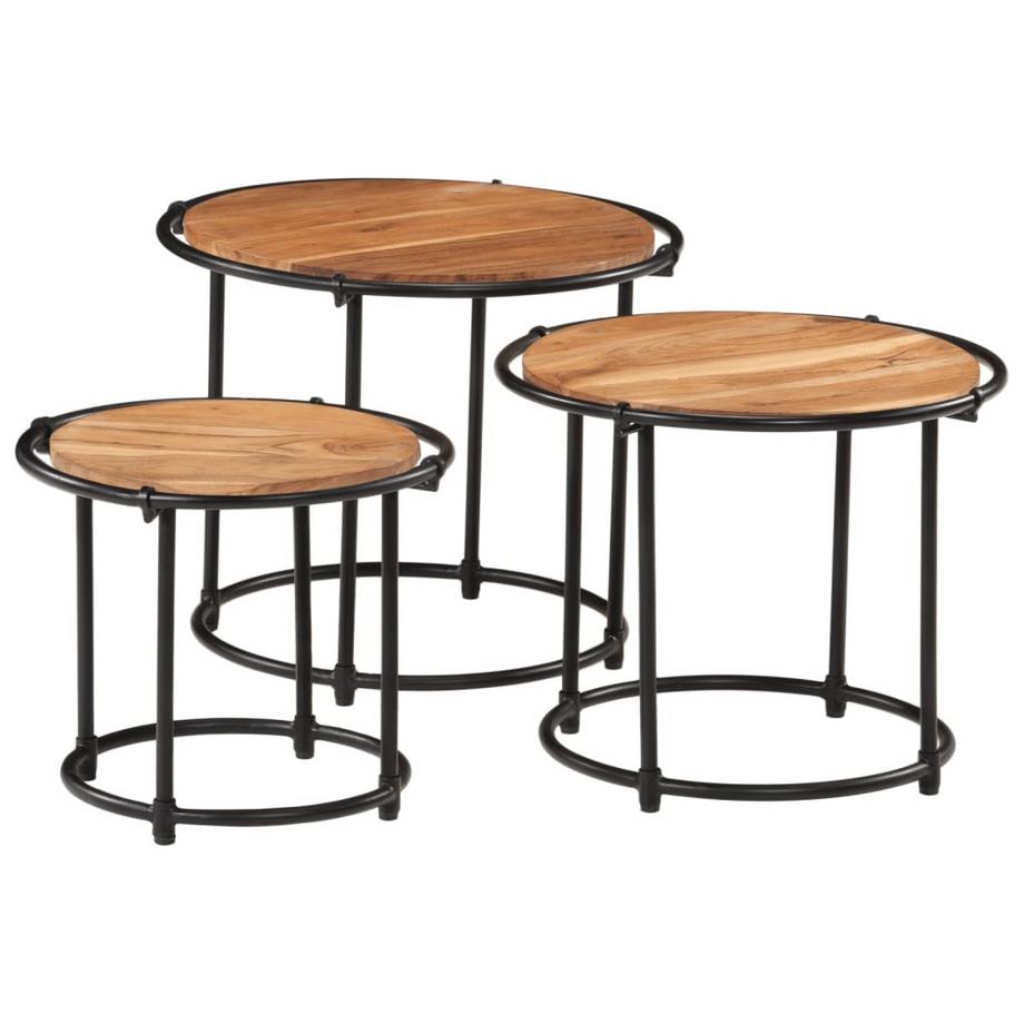 VidaXL  Satztisch holz 