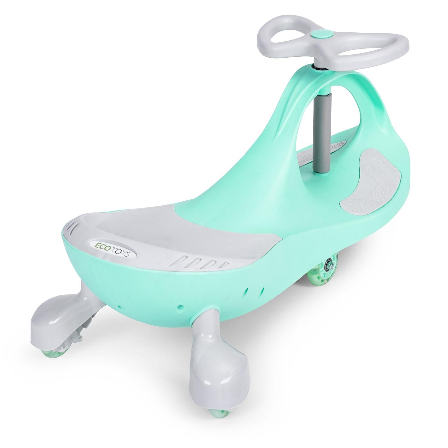 Northio  Giocattolo da cavalcare con ruote LED verdi ECOTOYS 