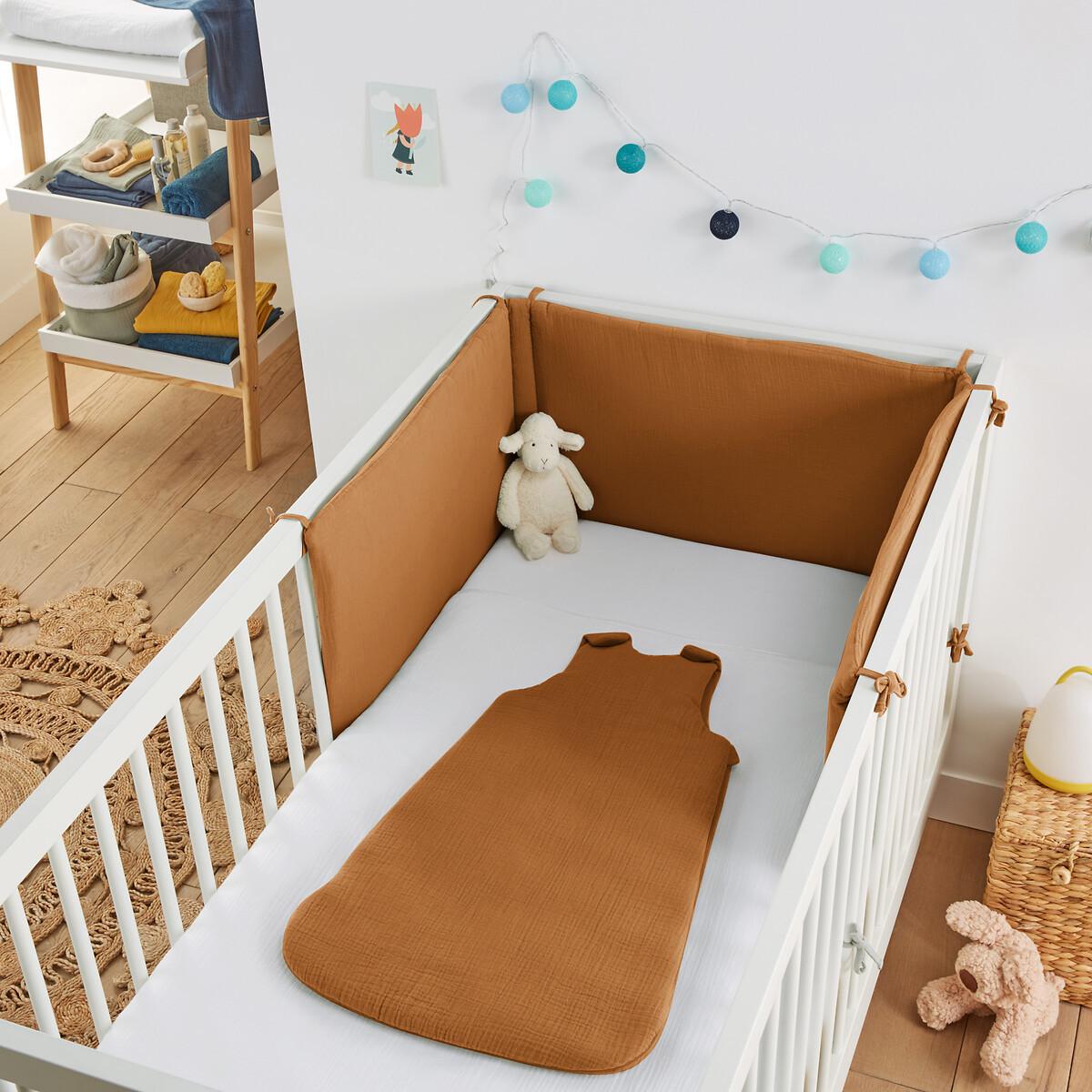 Image of Bettumrandung aus Baumwollmusselin Bettumrandung aus Baumwollmusselin