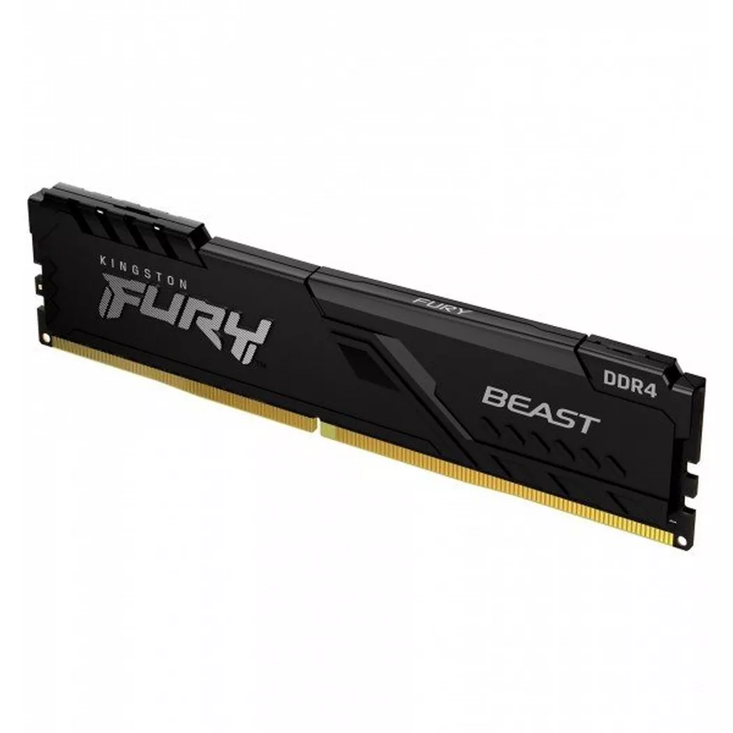 Kingston Technology FURY Beast 16GB 3200MT/s DDR4 CL16 DIMM 1Gx8 Black