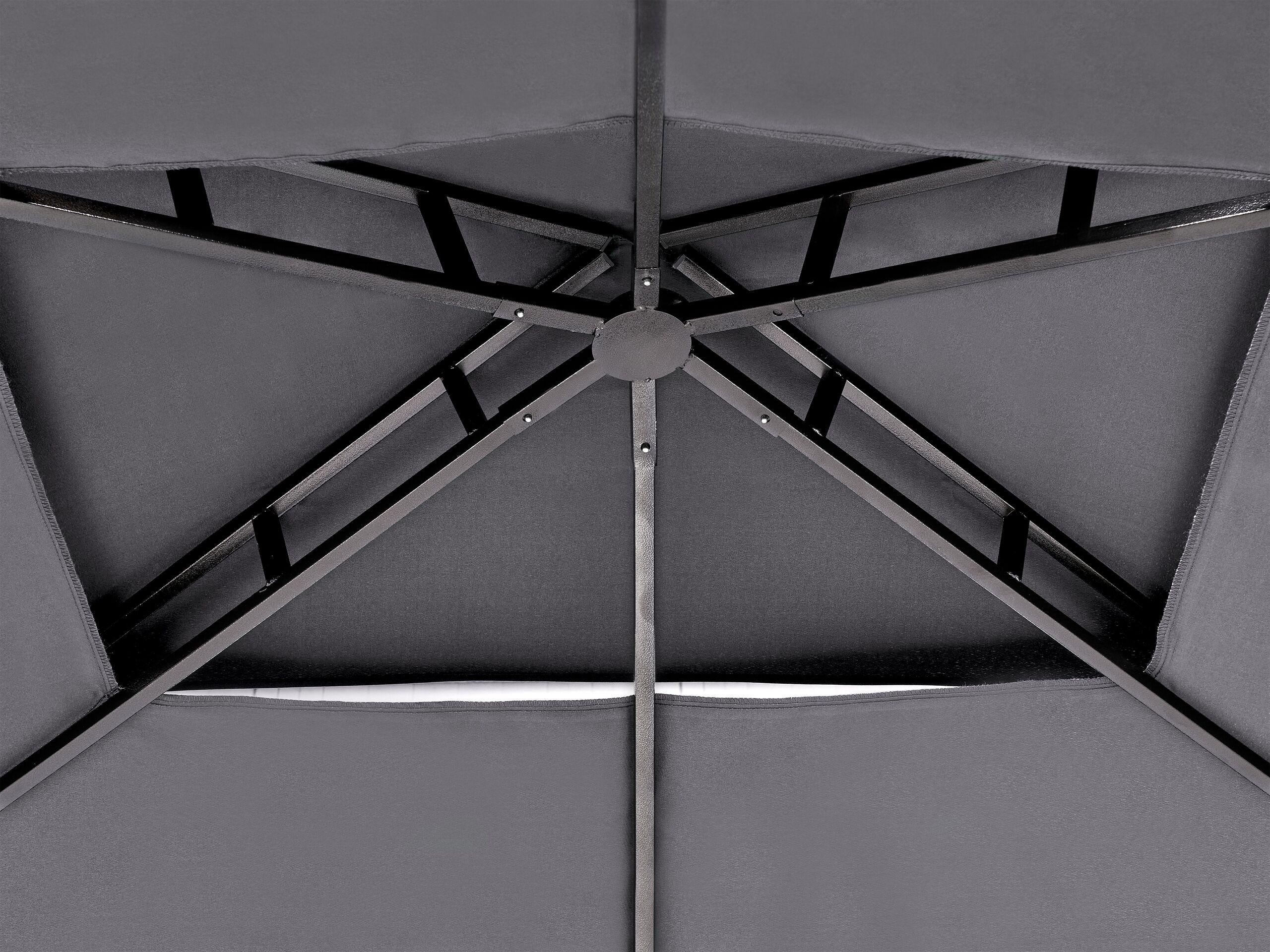 Beliani Gazebo en Acciaio Classico NARO  