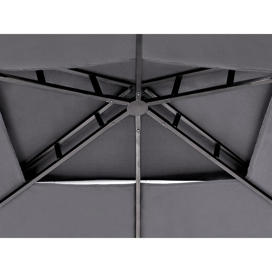 Beliani Tonnelle de jardin en Acier Traditionnel NARO  