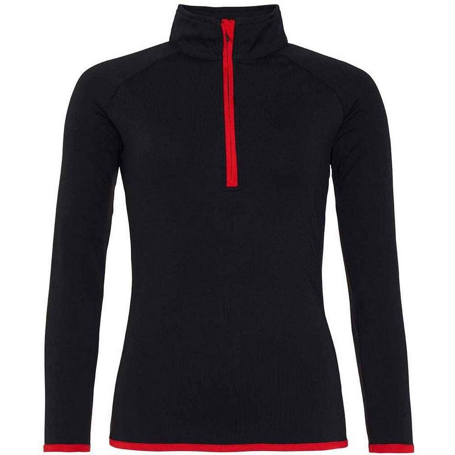Sweattop Mit Halbem Reißverschluss