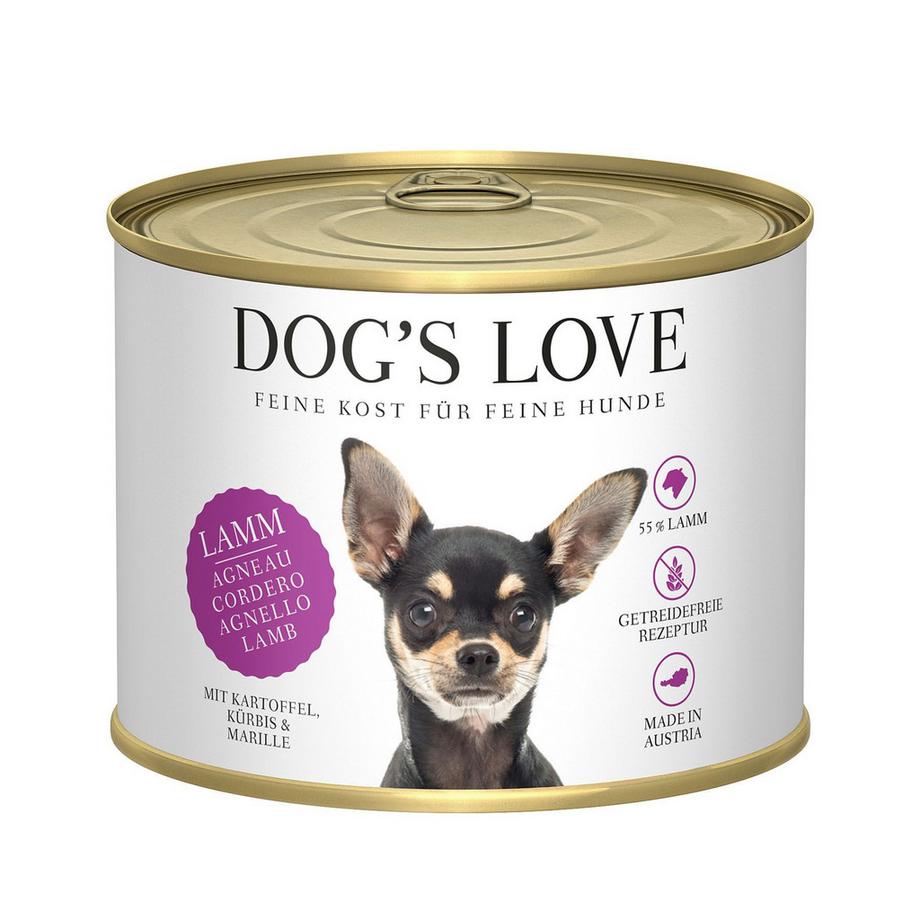 Dog's Love  Classic Adult Lamm Kartoffeln Kürbis und Aprikose - Multipack 
